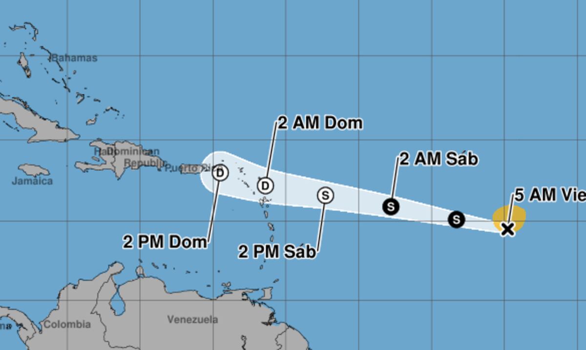Tormenta tropical Dolly avanza rápidamente hacia el oeste y podría dejar lluvias en Puerto Rico