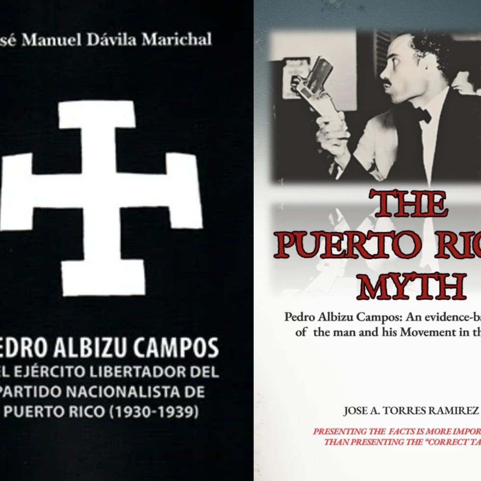 Portadas de dos publicaciones relacionadas con Pedro Albizu Campos.