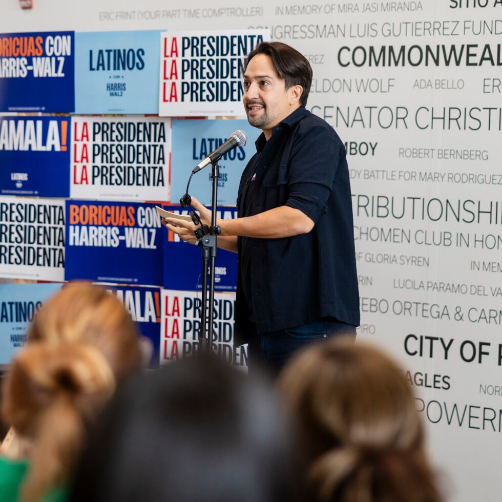 Lin-Manuel Miranda pidió a cada elector responder al reciente insulto contra Puerto Rico en las urnas, y asegurarse de incentivar el voto entre sus familiares y amigos.