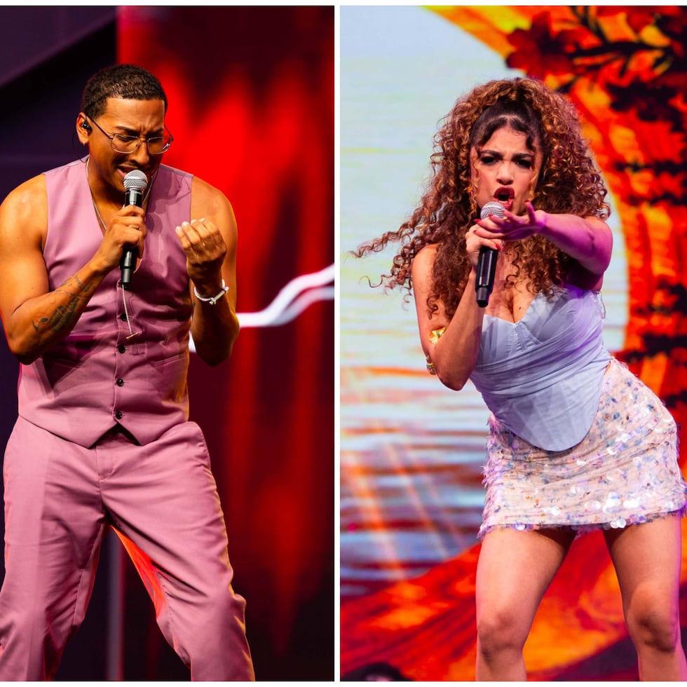 Los dos primeros participantes nominados para abandonar la competencia.