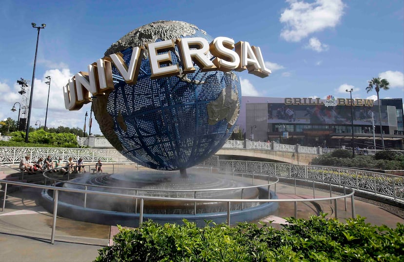 Vista a la entrada del parque Universal Orlando. (AP)