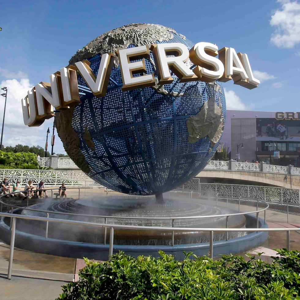 Vista a la entrada del parque Universal Orlando. (AP)