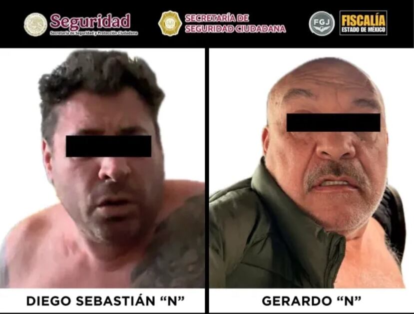Dos hombres fueron detenidos por su probable participación en el homicidio múltiple.