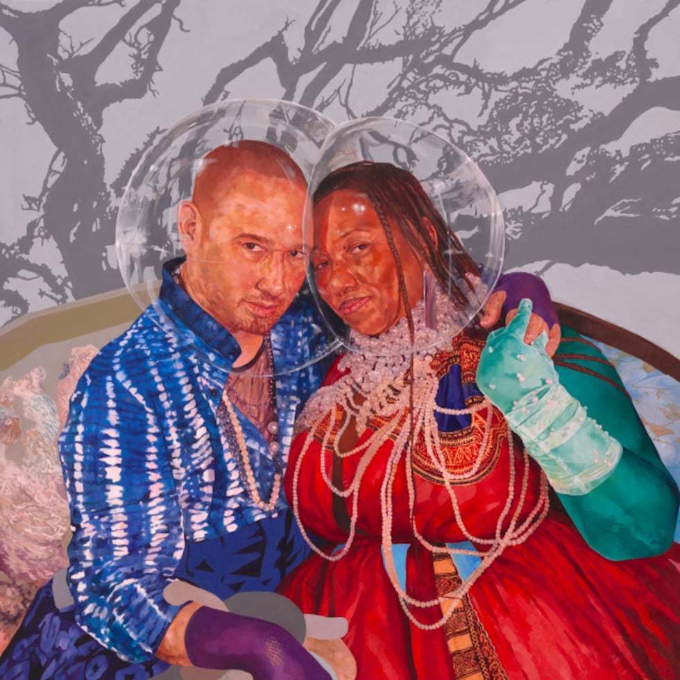 “isaiditoncebefore,butnowIfeelitevenmore_feelin'pretty,pretty,pretty", parte de la serie “chosenfamilies”, del puertorriqueño David Antonio Cruz, fue la pieza ganadora del tercer lugar.