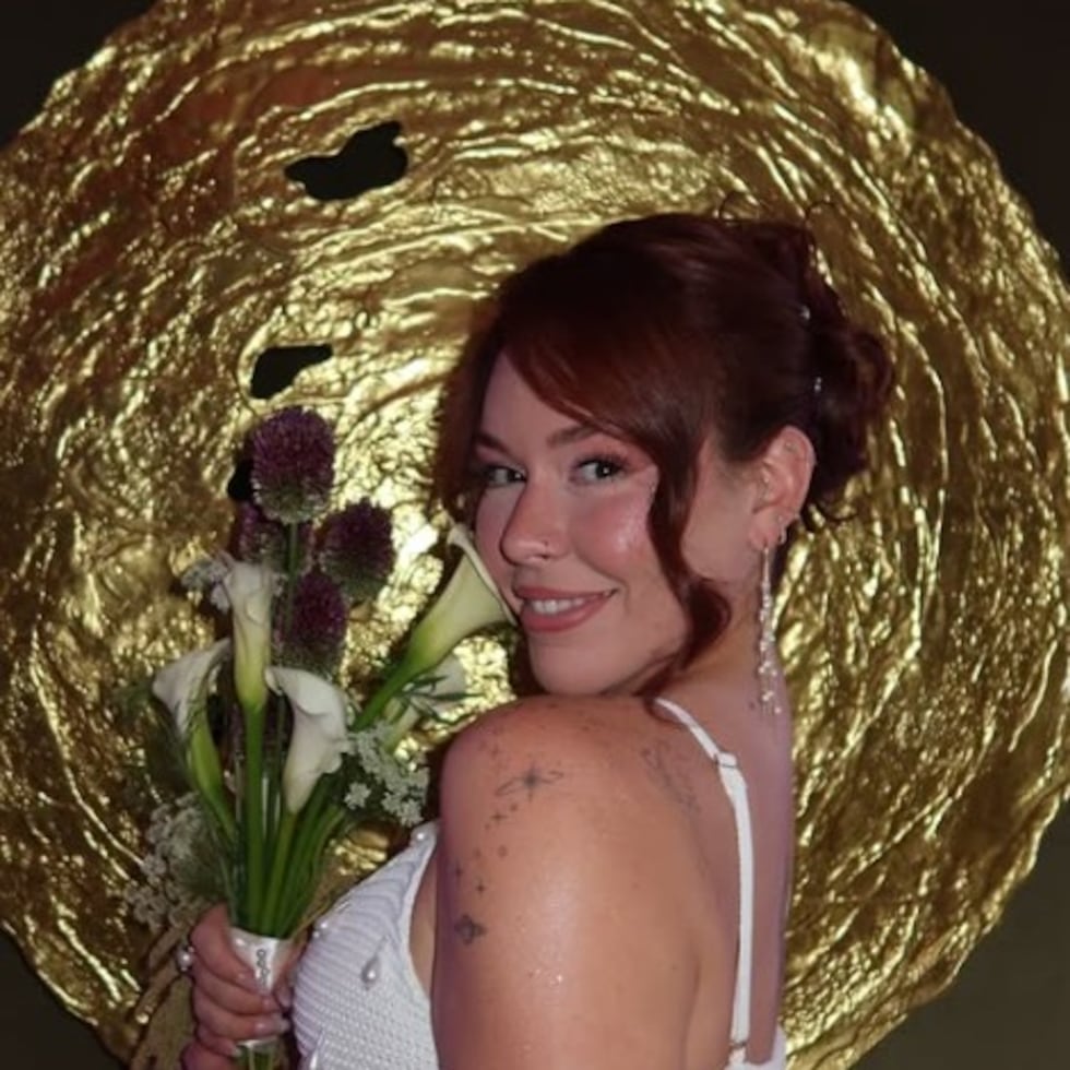 Jesaaelys Ayala durante su casamiento hace unos meses.