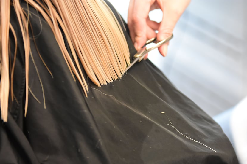Cortar las puntas no acelera el crecimiento del cabello, pero ayuda a evitar que se rompa. Foto cedida por Studio Hair Pro