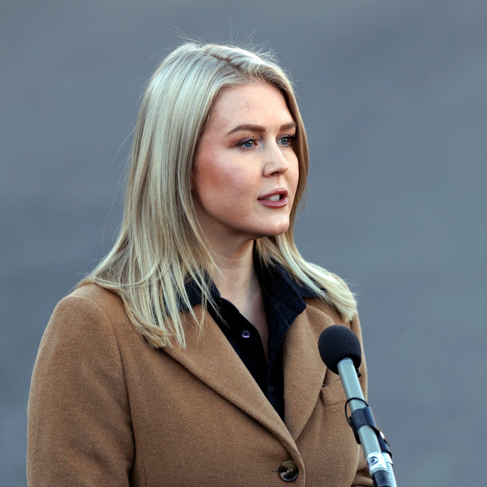 La portavoz de la Casa Blanca, Karoline Leavitt, al atender a medios el pasado 24 de noviembre, en Washington D.C.