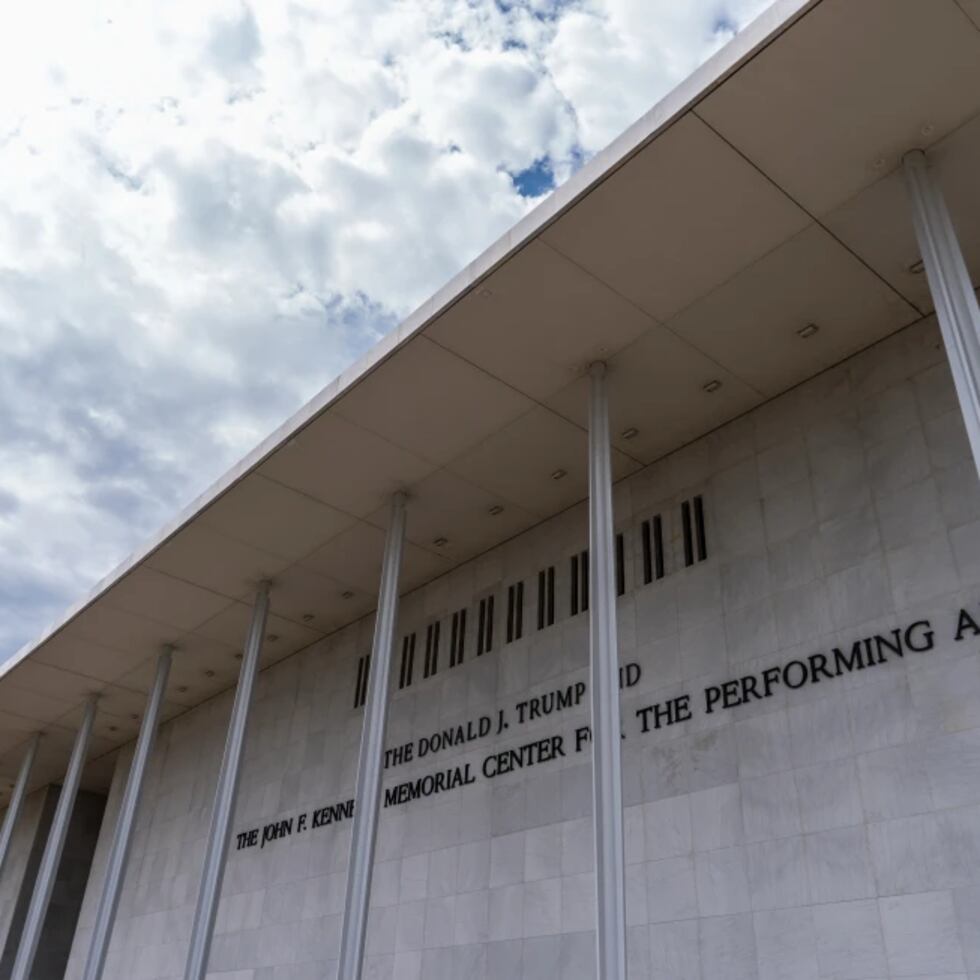 La fachada del Centro Kennedy en Washington, el 22 de abril del 2026.