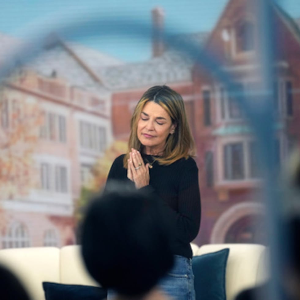 Savannah Guthrie visita el programa Today en la Rockefeller Plaza de Nueva York el jueves 5 de marzo de 2026.