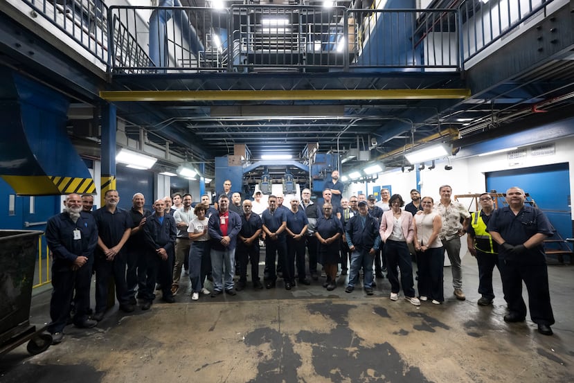 El equipo que hizo posible la última edición en papel de Primera Hora.