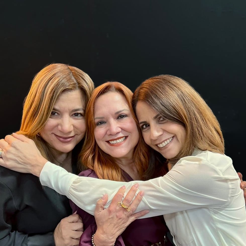 Michelle Estepa, Cynthia Roig y Bettina Mercado.