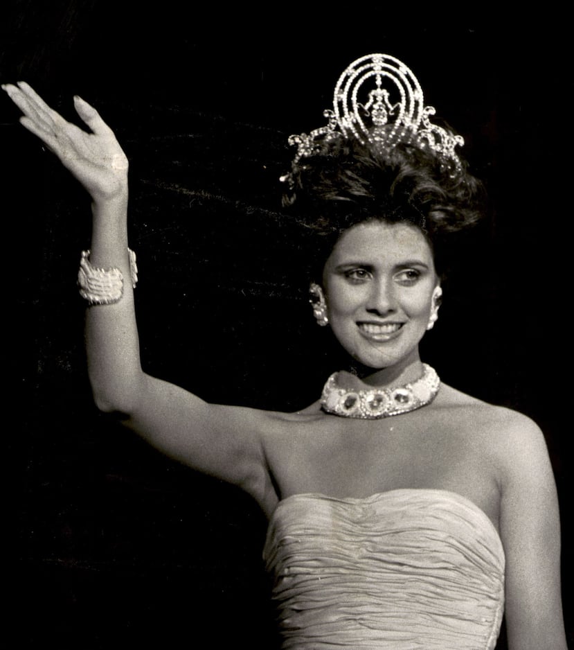1985 | Deborah Carthy Deu se convirtió en la segunda puertorriqueña en ser coronada Miss Universe. (Gary Williams)