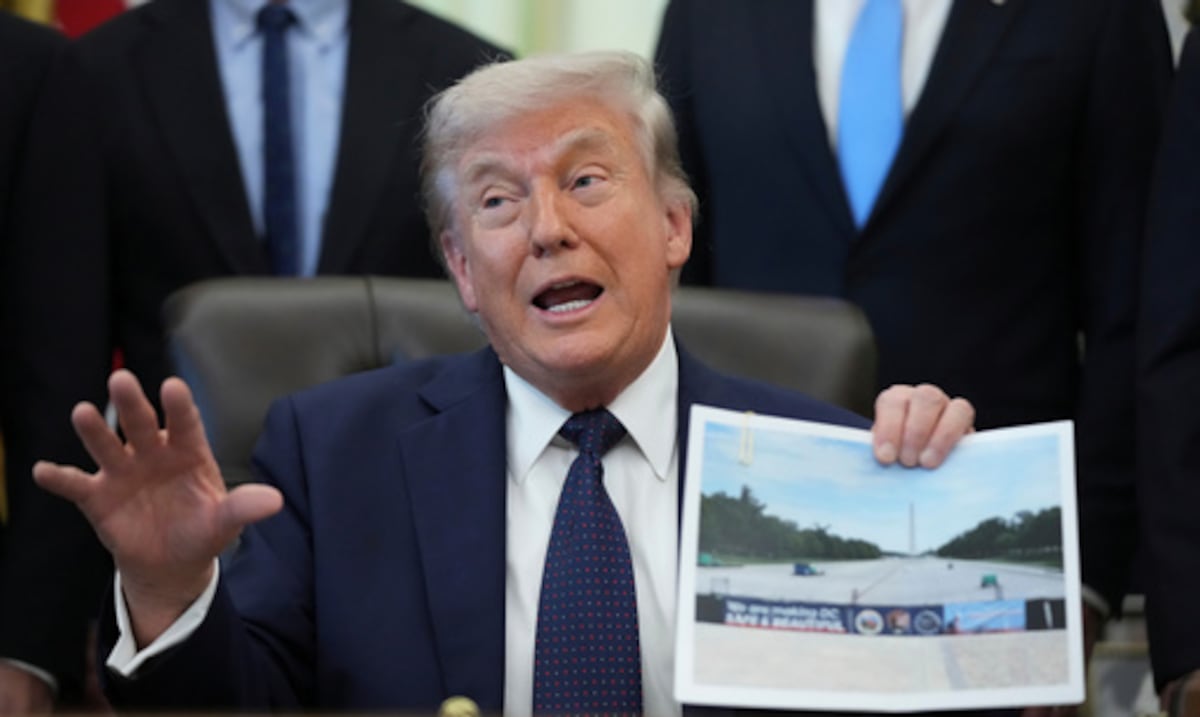 Donald Trump cambiará el histórico estanque reflectante del monumento de Lincoln en Washington D. C.