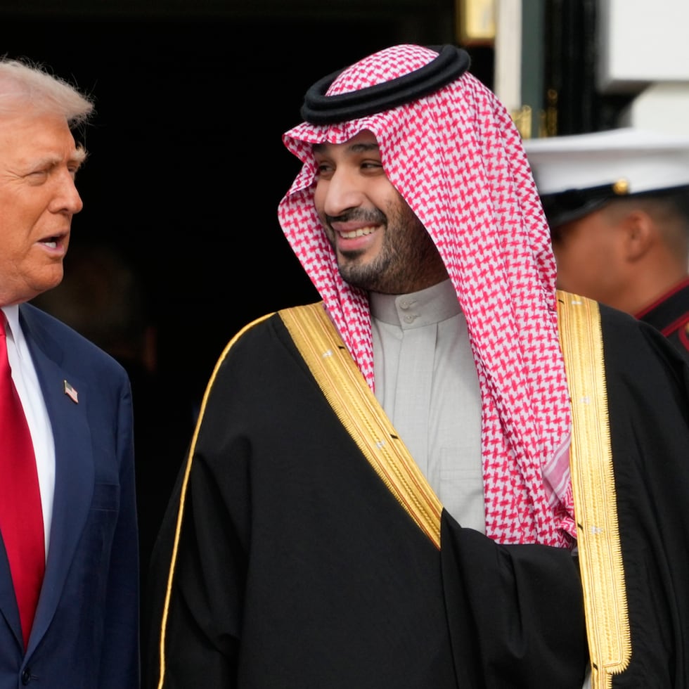 El presidente Donald Trump recibió este martes en la Casa Blanca al príncipe heredero saudí y hombre fuerte del país, Mohamed bin Salmán.