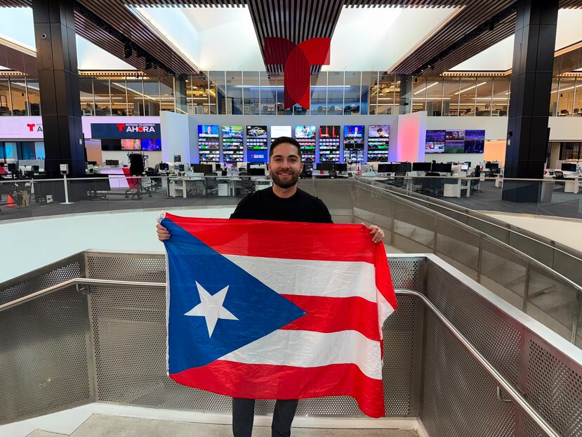 Rafael Aldamuy se encuentra en Miami para trabajar en las transmisiones del Mundial.