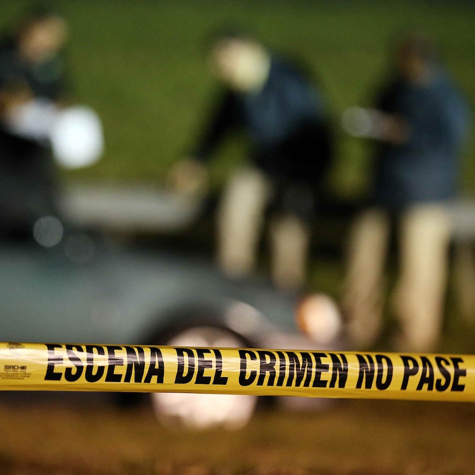 Una imagen de archivo de una escena de un crimen.