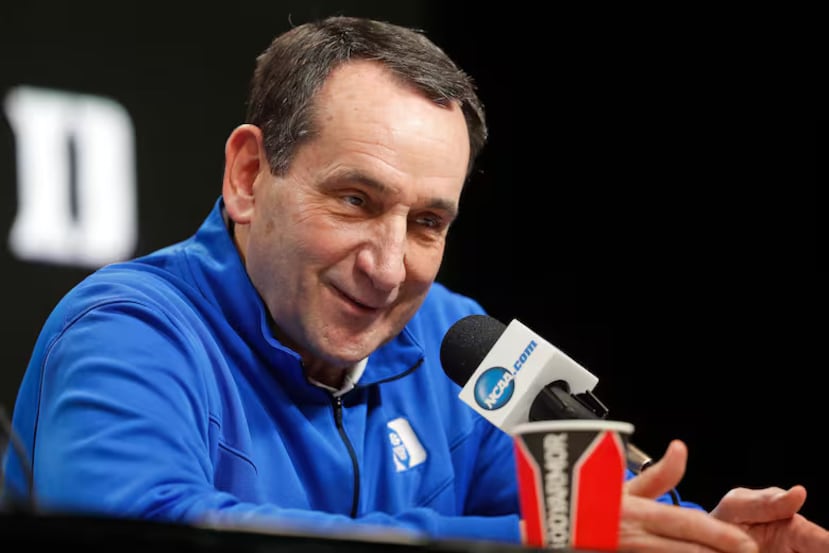 El legendario entrenador Mike Krzyzewski.