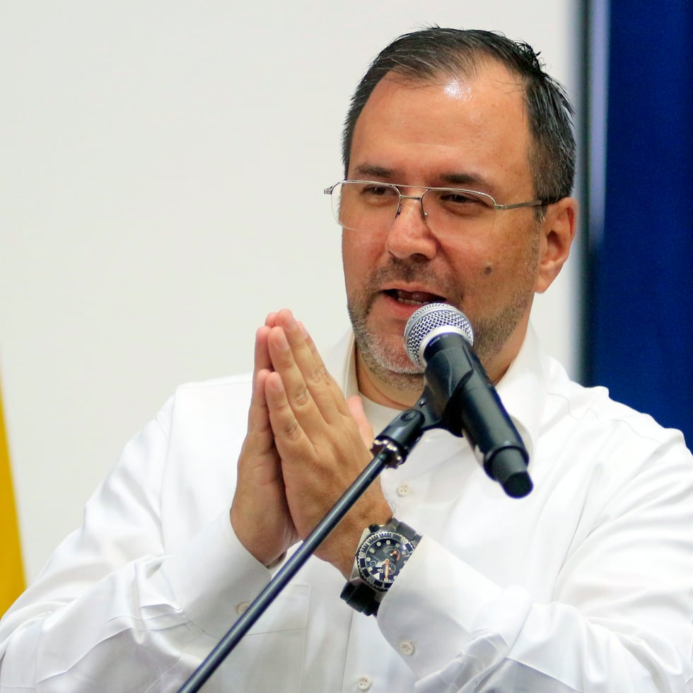 Fotografía de archivo del ministro venezolano de Exteriores, Yván Gil Pinto.