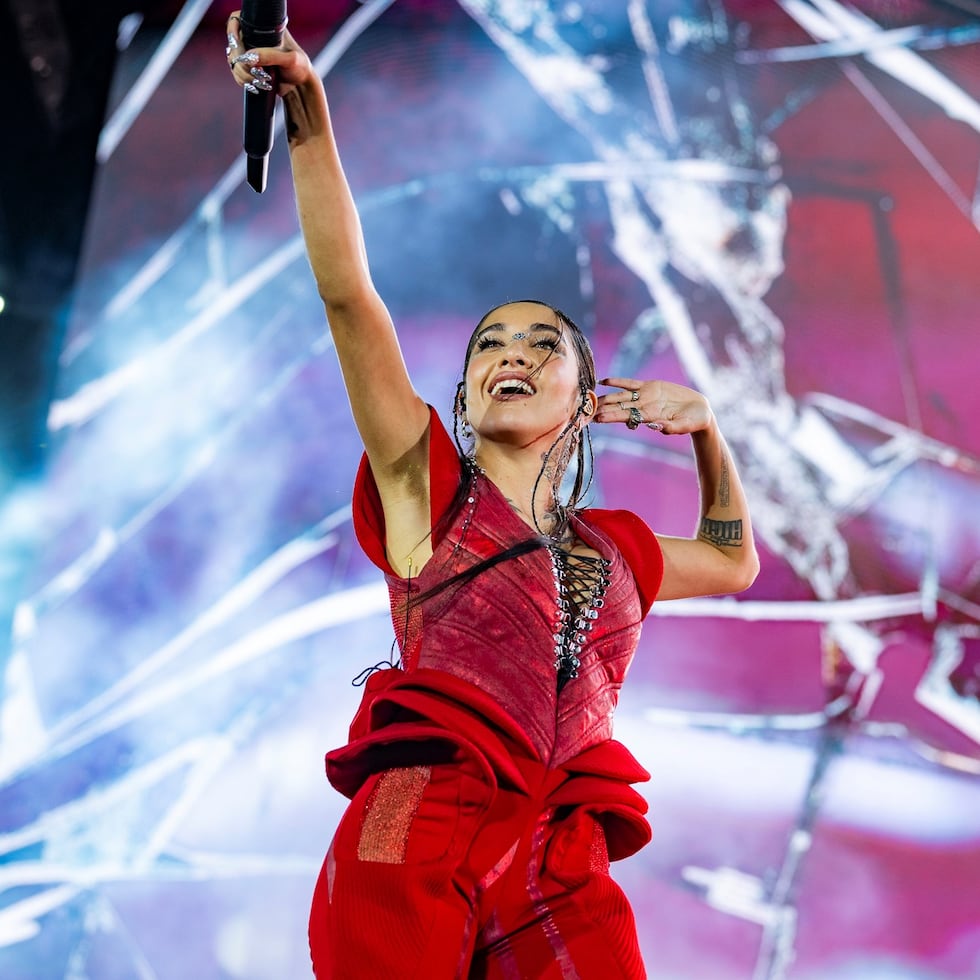 La cantante María Becerra.