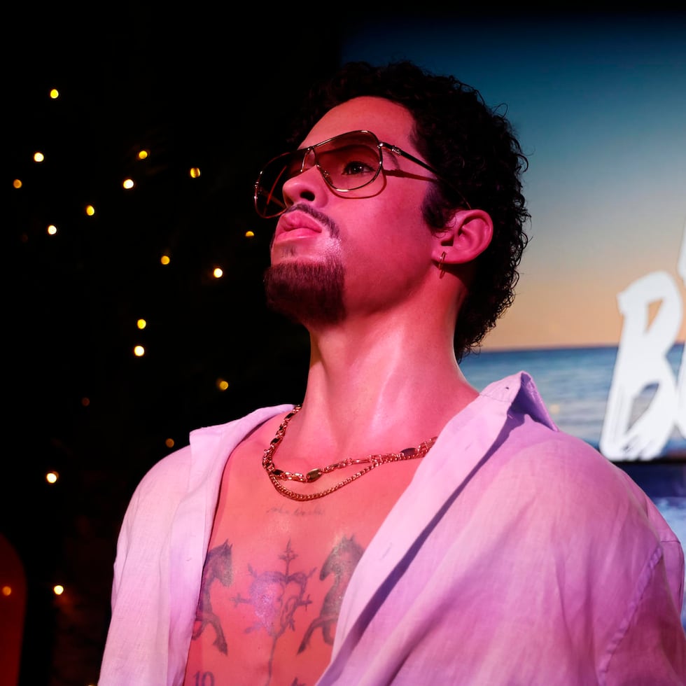 La figura de Bad Bunny se reveló a días del inicio de su serie de 10 conciertos en Madrid, España.