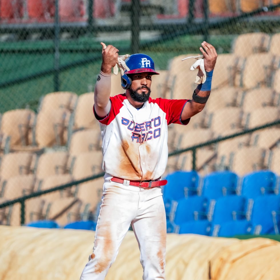 Kevin Santa lideró la ofensiva de Puerto Rico contra Nicaragua.