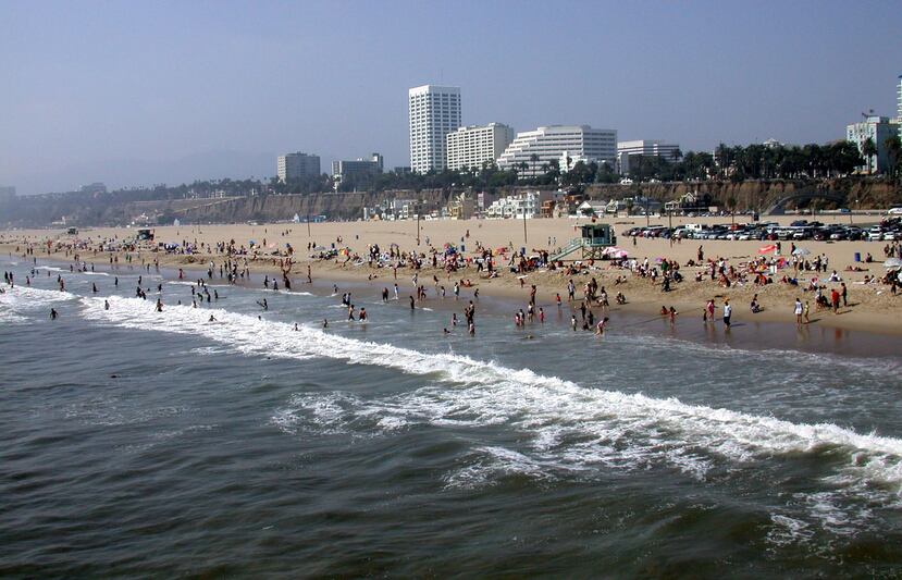 17. La Playa de Santa Mónica en California. (AP)