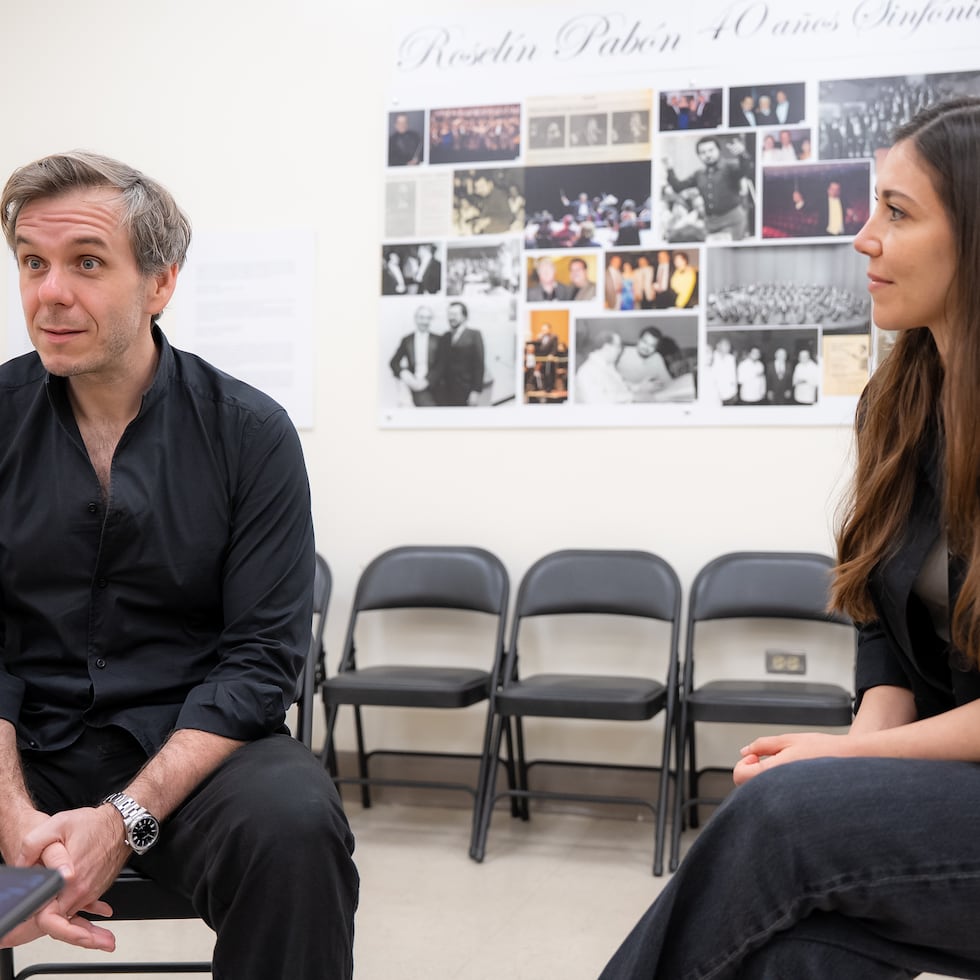 El tenor francés Benjamin Benrheim y la soprano francoestadounidense Sandra Hamaoui.