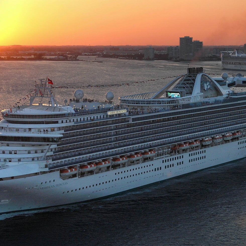 El crucero Caribbean Princess.
