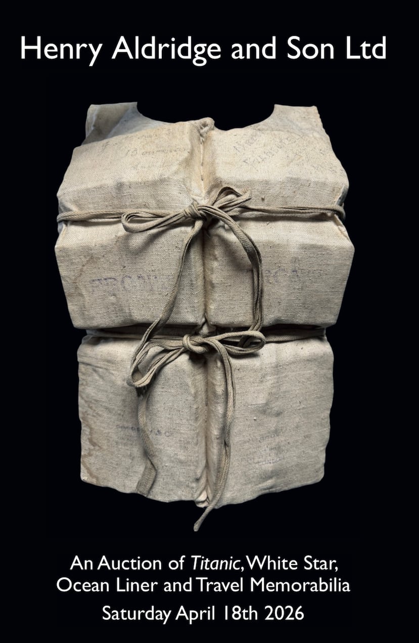 El chaleco salvavidas de una superviviente del Titanic.