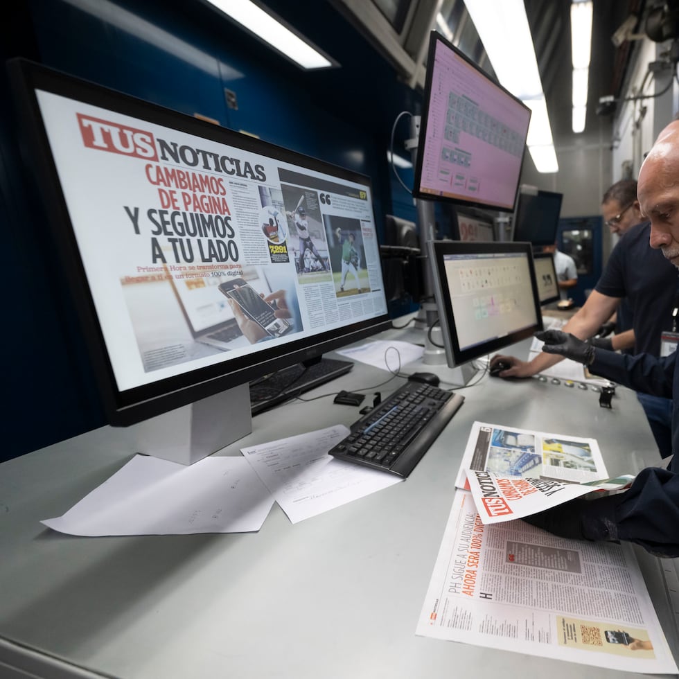 Dennie Placeres, who has 37 years of experience at GFR Media, reviews the final print edition of Primera Hora.