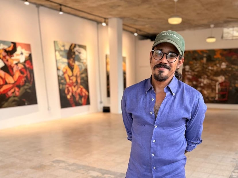 Angel Borroto Díaz es un artista plástico cubano que emigró junto a su familia a Puerto Rico en 2011.