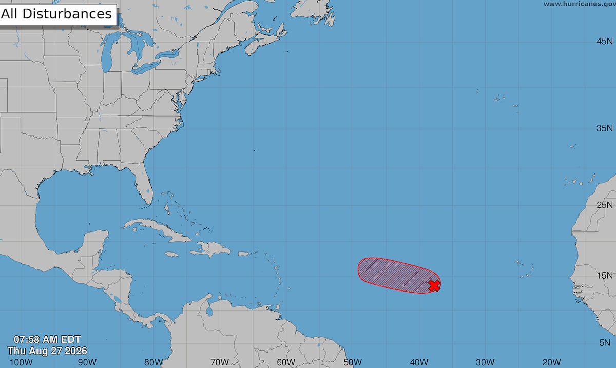 Invest 96L se convierte en la tormenta tropical Dolly en el Atlántico