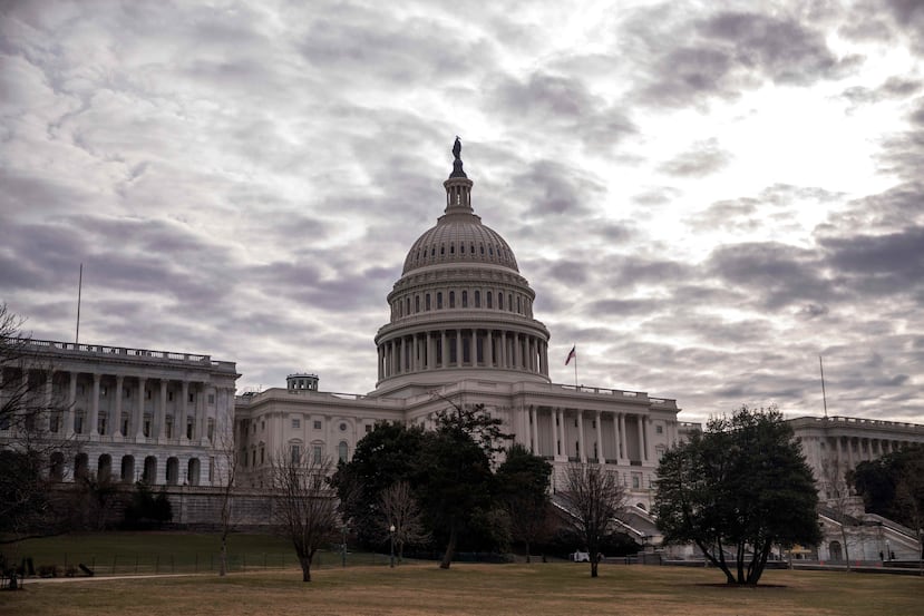 Vista del exterior del Capitolio de los Estados Unidos, en Washington, D.C. (EFE)