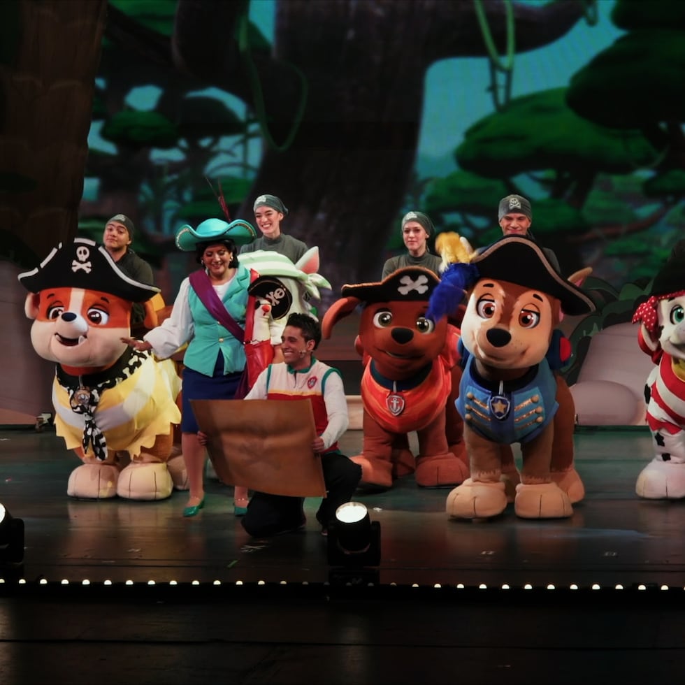 "PAW Patrol en busca del tesoro".