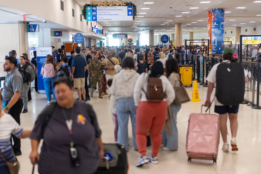 El aeropuerto internacional Luis Muñoz Marín.