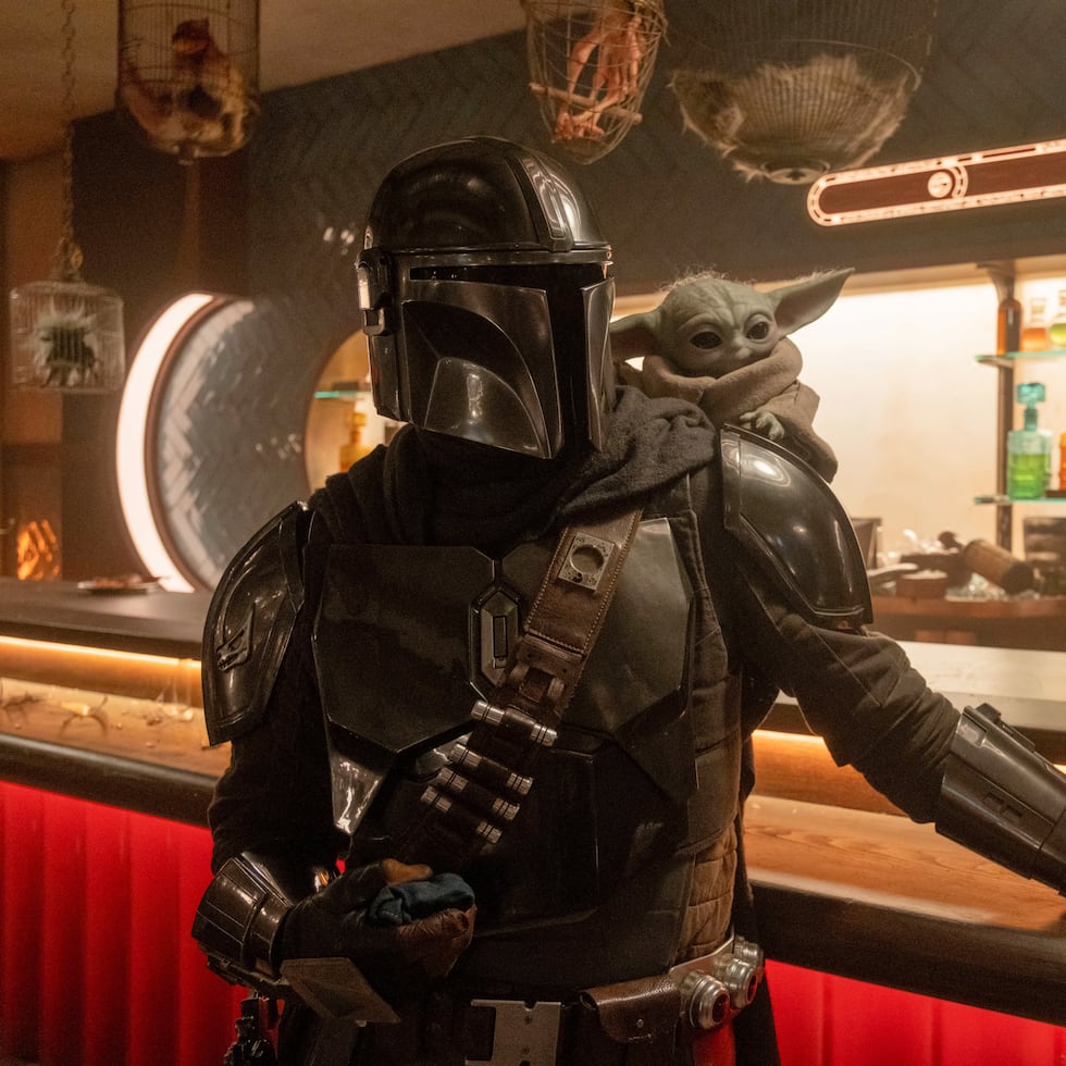 Escena de la película "Star Wars: The Mandalorian and Grogu." (Nicola Goode/Lucasfilm Ltd. - Disney via AP)