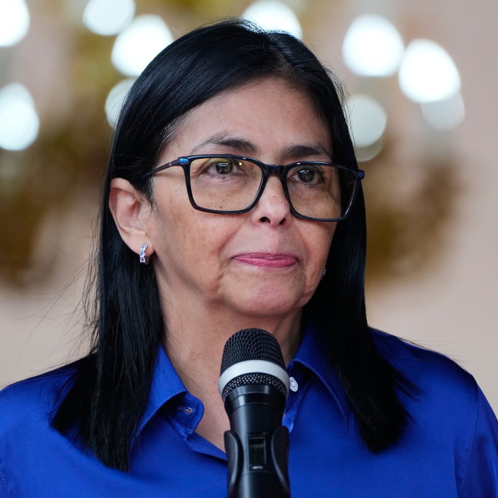 La presidenta encargada de Venezuela, Delcy Rodríguez.