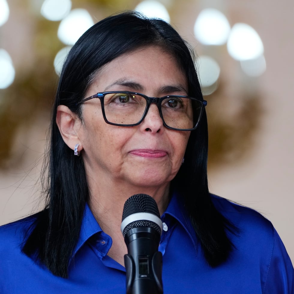 La presidenta encargada de Venezuela, Delcy Rodríguez.