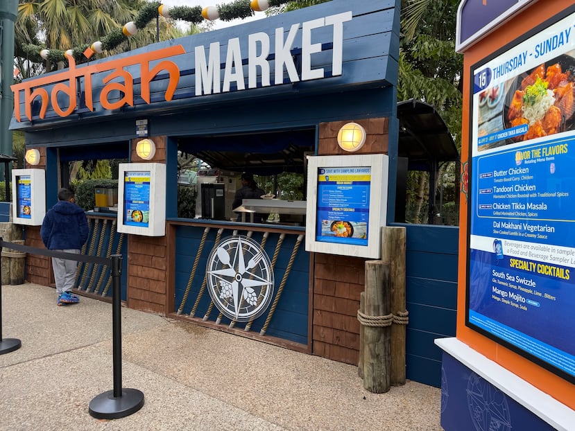 Mercado de la India en festival de SeaWorld.