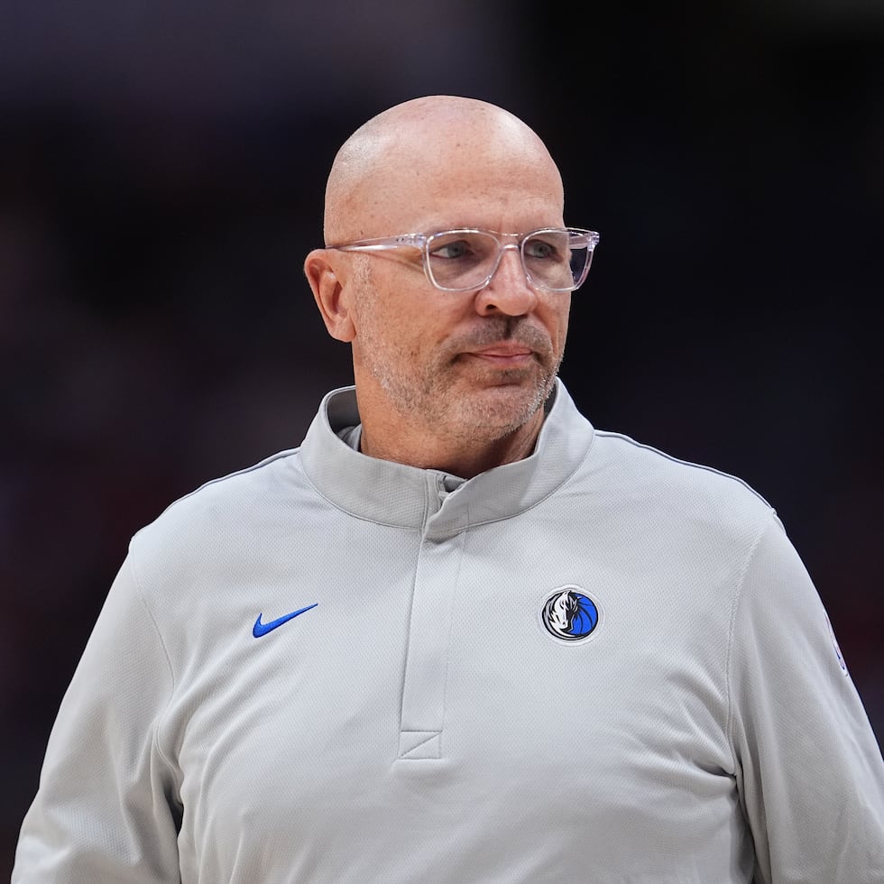 Jason Kidd, exdirigente de los Mavericks de Dallas, durante un partido ante los Nuggets de Denver.