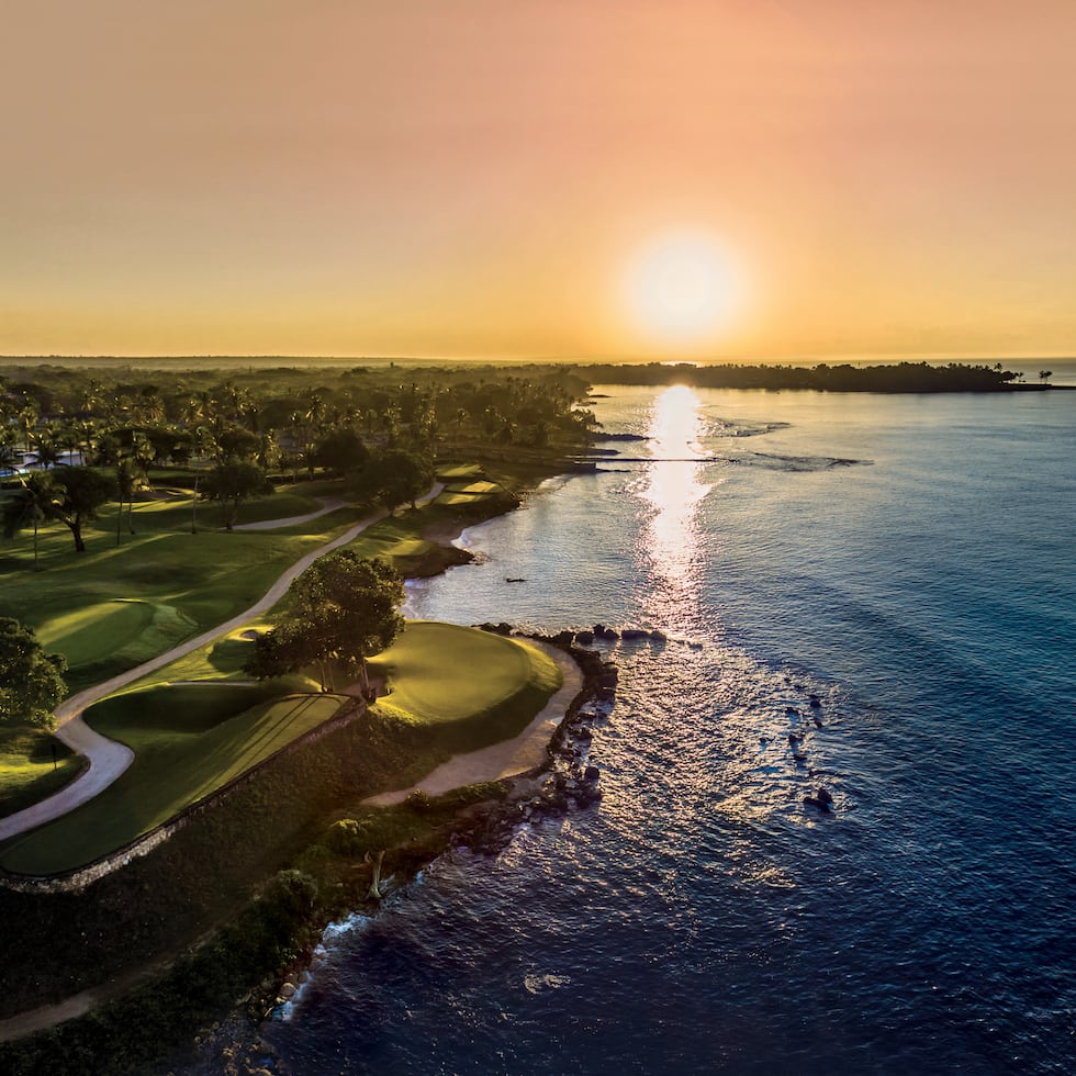 Campo de golf de 90 hoyos en Casa de Campo, República Dominicana.