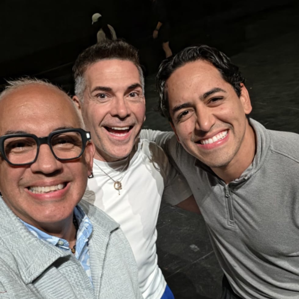Herbert Cruz, Johnny Ray y Dionicio.
