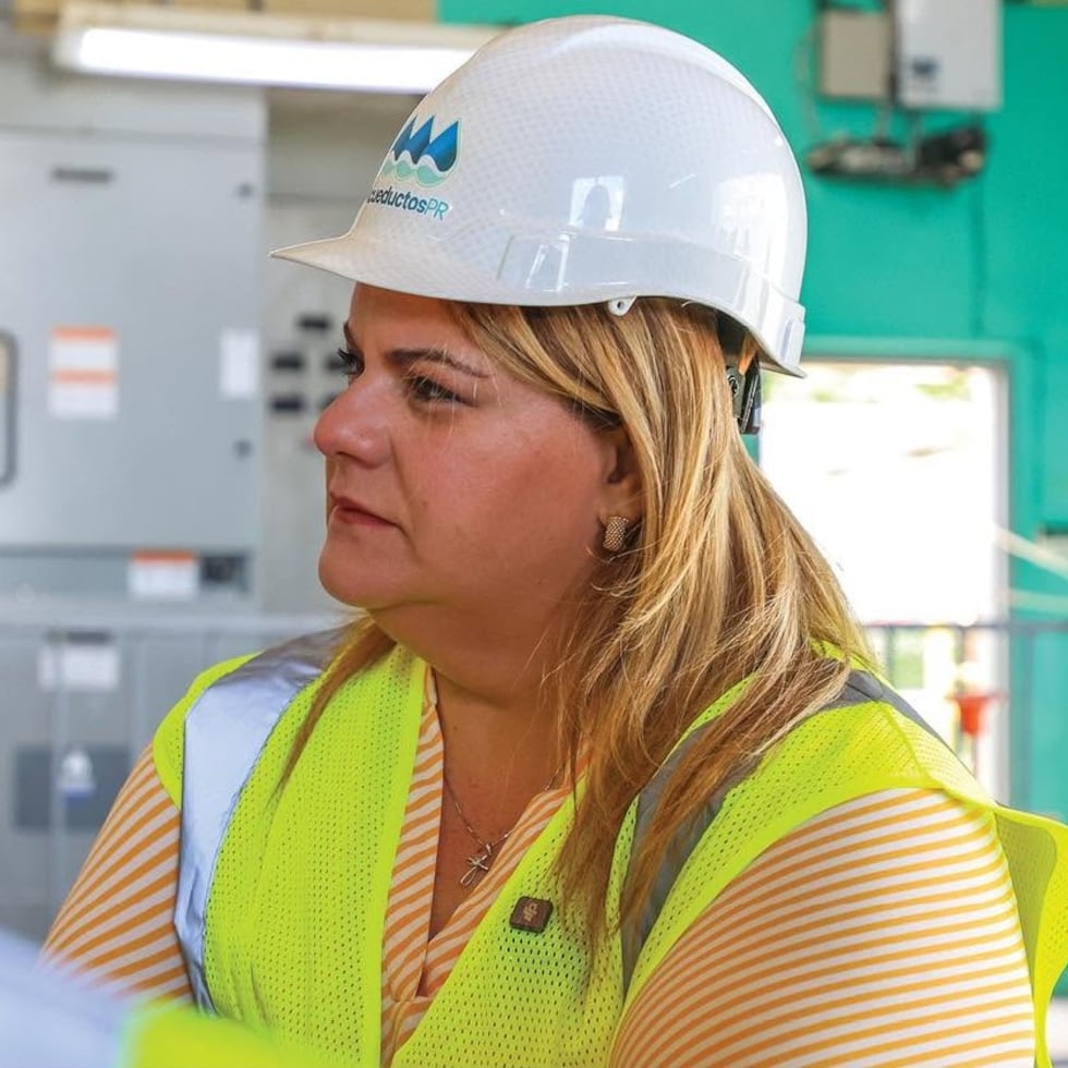 Jenniffer González Colón ofrece un mensaje este miércoles en medio de la crisis con el suplido de agua.