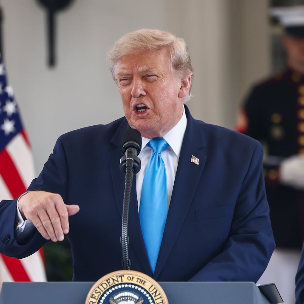 El presidente de Estados Unidos, Donald Trump.