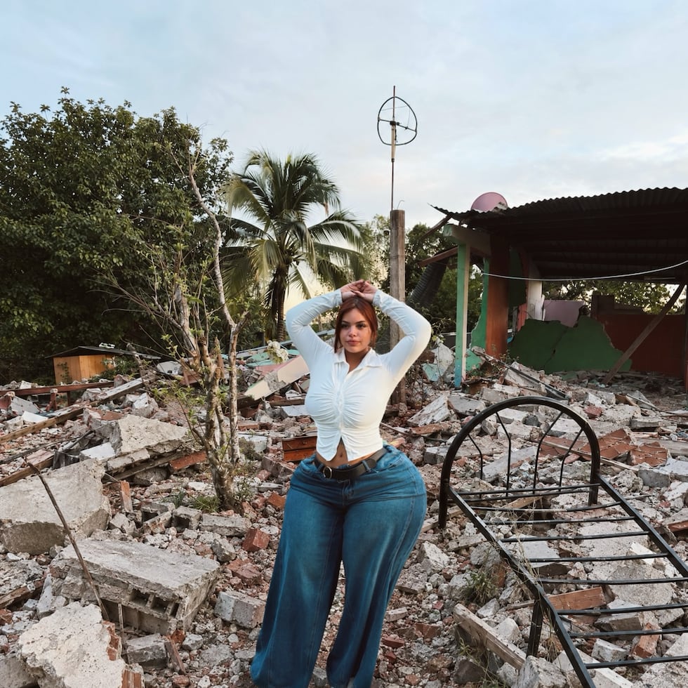 Fotografías que subió la creadora de contenido panameña.