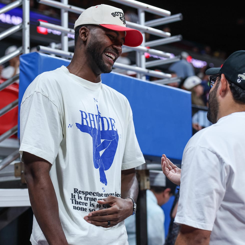 Maurice "Moe" Harkless durante el partido entre los Criollos de Caguas y los Cangrejeros de Santurce en el Coliseo Roberto Clemente en 2025.