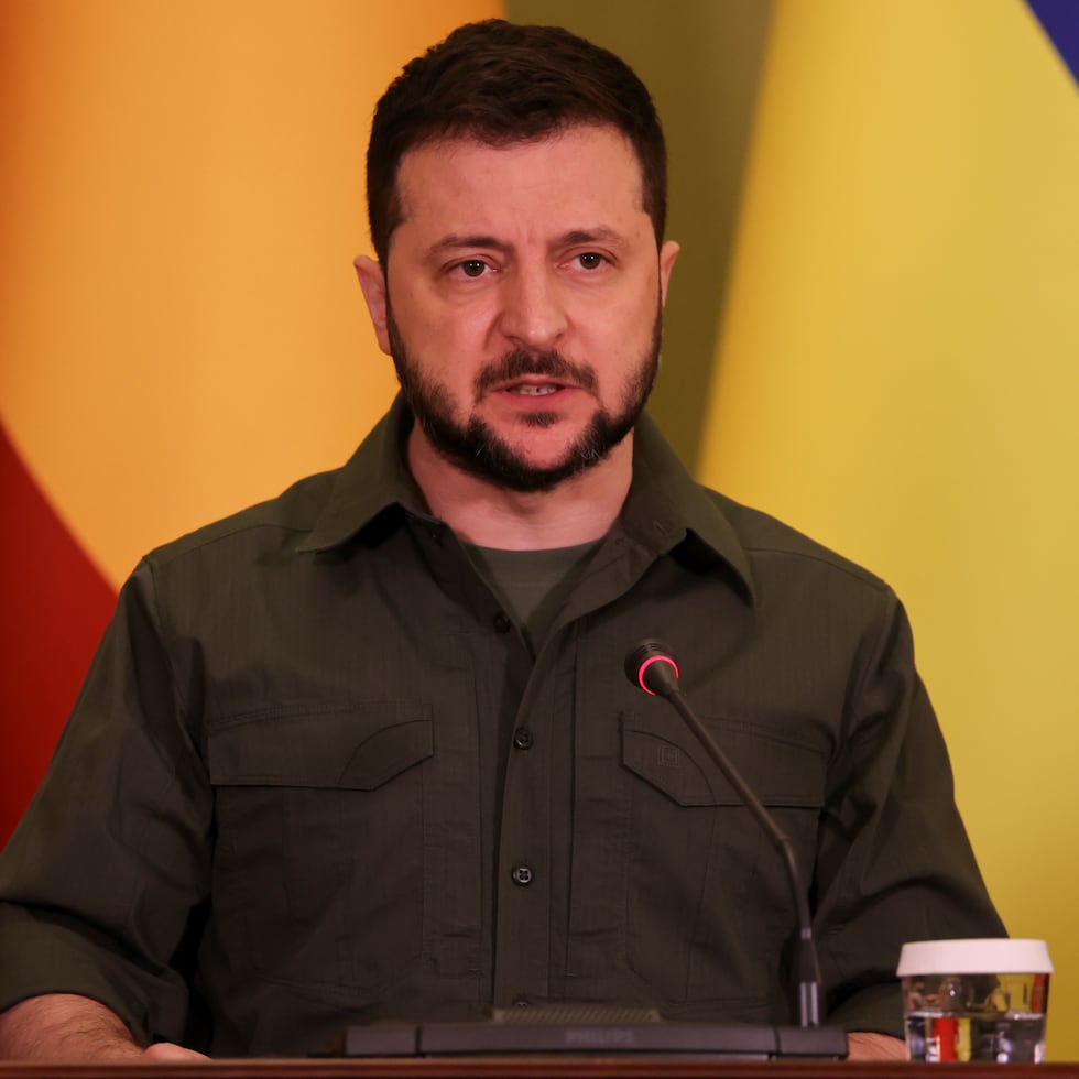 El presidente de Ucrania, Volodymyr Zelensky. EFE/ Miguel Gutiérrez