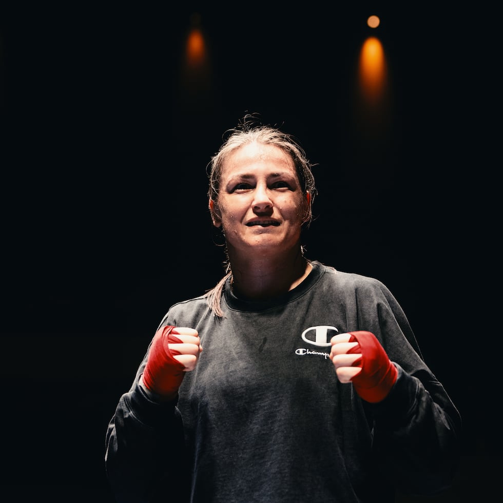 Entrenamiento público de Katie Taylor de cara a su pelea ante Flora Pili.