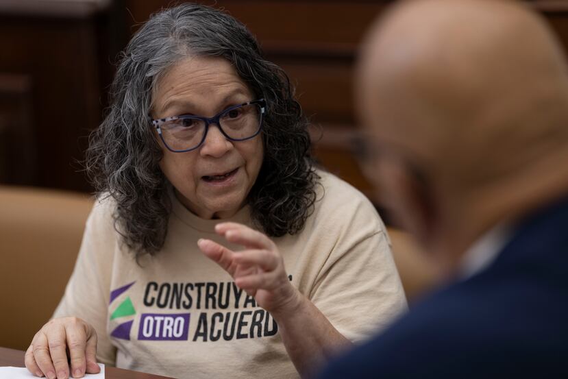 Mayra Rivera Torres, portavoz del grupo Construyamos Otro Acuerdo.
