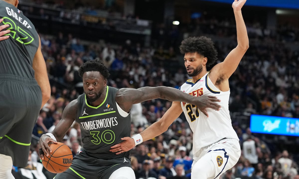 Los Nuggets superan a los Timberwolves en el inicio de su serie de postemporada